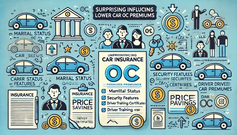 Jak obniżyć składkę OC? Zaskakujące czynniki wpływające na cenę polisy